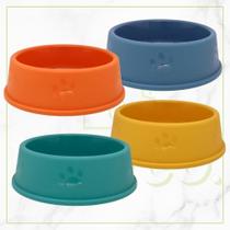 Comedouro e Bebedouro Pet Anti Formiga 550ml Cores Variadas para Cachorros e Gatos