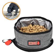Comedouro e Bebedouro Portátil para Cachorro e Gato Kong Travel Fold Up