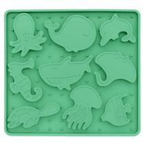 Comedouro E Tapete De Lamber - Ocean Lick - VERDE