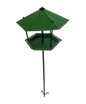 Comedouro e Tratador Pássaros Livres Haste de Fixação No Chão