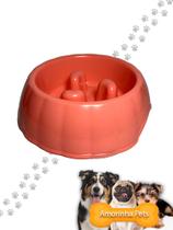 Comedouro Educativo Lento de Pequeno e Grande Porte Tigela Alimentadora Pote de Ração Envio Rápido