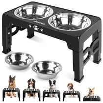 Comedouro Elevado Ajustável Jovrun para Cães com 5 Alturas Comedouro Elevado Ajustável Jovrun para Cães com 5 Alturas