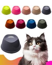 Comedouro Elevado Ergonômico 200ML Gatos Postura Correta Ajuda Digestão
