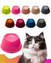 Comedouro Elevado Ergonômico 200ML Gatos Postura Correta Ajuda Digestão