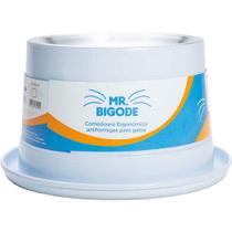 Comedouro Ergonômico Antiformigas Mr. Bigodes para Gatos 250 ml (Branco) NF Pet