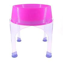 Comedouro Ergonômico com Suporte Cristal 750ml - Lilopety Comedouro Ergonômico com Suporte Cristal 750ml - Lilopety
