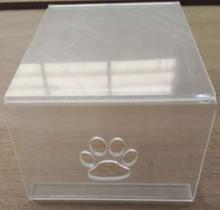 Comedouro Ergonômico Pet Acrílico Cachorro Gato 35x17x7cm