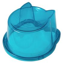 Comedouro Ergonômico Petlon Azul para Gatos - Tam. Único