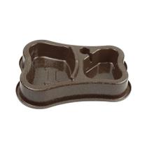 Comedouro Evo Antiformiga Duplo Imbuia para Cães e Gatos Comedouro Evo Antiformiga Duplo Imbuia para Cães e Gatos