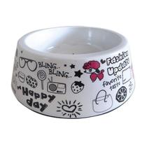 Comedouro Funny para Cães American Pets Branco