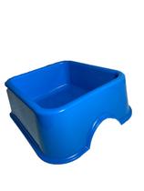 Comedouro Furacão Pet Plástico Quadrado N4 Azul 2L Comedouro Furacão Pet Plástico Quadrado N4 Azul 2L