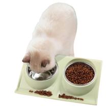 Comedouro Gato Bebedor Para Pets Ração Água Duplo Elevado