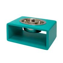 Comedouro Hello Pet Modern Rosa para Cães e Gatos - Tamanho G