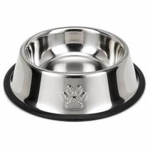 Comedouro Inox Antiderrapante 30cm 900g Cachorro Gato Comedouro Inox Antiderrapante 30cm 900g Cachorro Gato