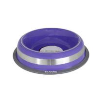 Comedouro Inox Antiderrapante Roxo 210ml Germanhart Comedouro Inox Antiderrapante Roxo 210ml Germanhart