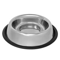Comedouro Inox Cães e Gatos 450ml Antiderrapante
