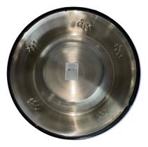 Comedouro Inox Cães E Gatos Inox 1300ml 30cm Logospan