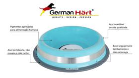 Comedouro Inox GermanHart Prestige Azul - German Hart