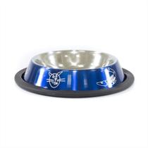 Comedouro Inox Laqueado Azul Gato 150ML - The Pets Brasil
