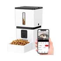 Comedouro Inteligente Para Animais De Estimação De 8L Com WiFi, Câmera HD, Temporizador, Alimentador