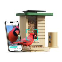 Comedouro Inteligente para Pássaros Birdfy com Câmera Solar e IA para 6000+ Espécies Comedouro Inteligente para Pássaros Birdfy com Câmera Solar e IA para 6000+ Espécies