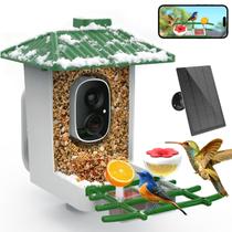 Comedouro Inteligente para Pássaros Kasukani com Câmera Solar WiFi 2K HD Comedouro Inteligente para Pássaros Kasukani com Câmera Solar WiFi 2K HD