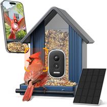 Comedouro Inteligente para Pássaros WLNYUGS 2,5K UHD com IA, Sem Fio e Solar Comedouro Inteligente para Pássaros WLNYUGS 2,5K UHD com IA, Sem Fio e Solar