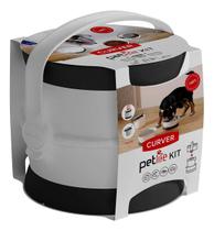 Comedouro Kit Viagem Curver Petlife Pet Cães E Gatos