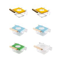 Comedouro Lateral 1 Furo C/Poleiro E Gancho 35ml - Injetfour Comedouro Lateral 1 Furo C/Poleiro E Gancho 35ml - Injetfour