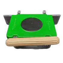 Comedouro Lateral 1 Furo e Poleiro - Gancho Curto - Verde Comedouro Lateral 1 Furo e Poleiro - Gancho Curto - Verde