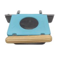 Comedouro Lateral 1 Furo e Poleiro - Gancho Longo - Azul Comedouro Lateral 1 Furo e Poleiro - Gancho Longo - Azul