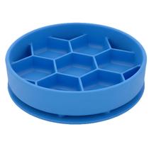 Comedouro Lento Colmeia com Ventosa New York Pets - Médio - Azul Celeste Comedouro Lento Colmeia com Ventosa New York Pets - Médio - Azul Celeste