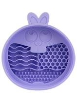 Comedouro Lento de Silicone para Pets Coelho Roxo - QMonster Comedouro Lento de Silicone para Pets Coelho Roxo - QMonster