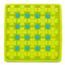 Comedouro Lento e Tapete de Fuçar com Ventosas - Floral