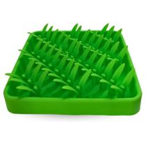 Comedouro Lento e Tapete de Fuçar com Ventosas - NatureSniff - Verde