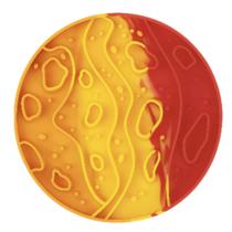 Comedouro Lento e Tapete de Lamber de Silicone Mars - Medio