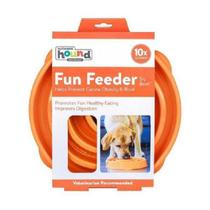 Comedouro Lento Fun Feeder Outward Hound Laranja Grande