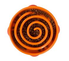 Comedouro Lento Fun Feeder Outward Hound Laranja