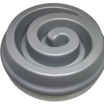 Comedouro Lento Funcional 2 em 1 Prata - Betterpet