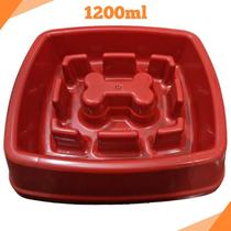 Comedouro Lento Interativo Educativo Labirinto para Cães 1200ml Murano