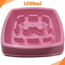 Comedouro Lento Interativo Educativo Labirinto para Cães 1200ml Murano