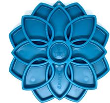 Comedouro Lento Mandala eTray SodaPup Tigela de Enriquecimento Interativo Para Cachorro - Azul