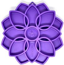 Comedouro Lento Mandala eTray SodaPup Tigela de Enriquecimento Interativo Para Cachorro - Roxo Comedouro Lento Mandala eTray SodaPup Tigela de Enriquecimento Interativo Para Cachorro - Roxo