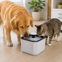 Comedouro Lento Para Cães e Gato 2,5 Litros - Branca