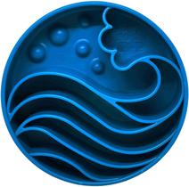 Comedouro Lento Wave eBowl SodaPup Tigela de Enriquecimento Para Cachorro - Azul