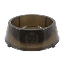 Comedouro Lilopety Patinhas Fumê para Cães 1 Litro