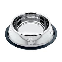 Comedouro Médio Pet Tigela Aço Inox com Base Antiderrapante Comedouro Médio Pet Tigela Aço Inox com Base Antiderrapante