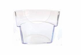 Comedouro Meia Lua Base - Azul/Cristal/Ambar/Inquebravel- Animalplast 60ml - Conj. c/ 12und. - Cristal