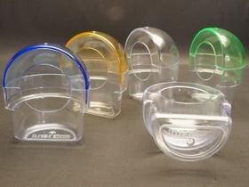 Comedouro Meia Lua Translucido InjetFour com Tampa - Diversas cores - Verde