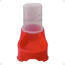 Comedouro ou Bebedouro Automático Dupla Função Vermelho